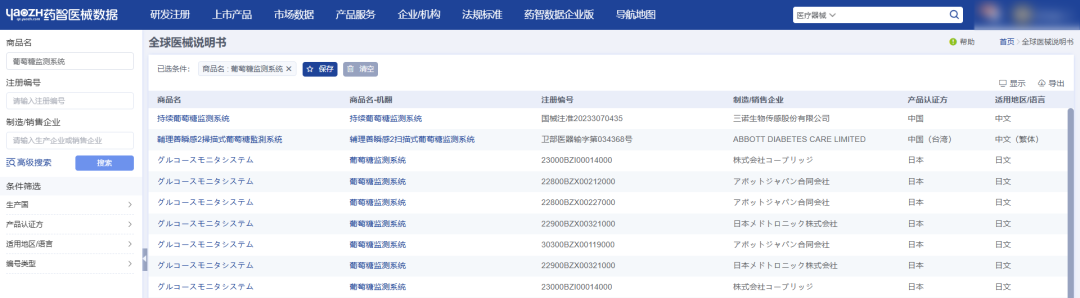 競(jìng)品或同類(lèi)醫(yī)療器械產(chǎn)品說(shuō)明書(shū)哪里找(圖6)