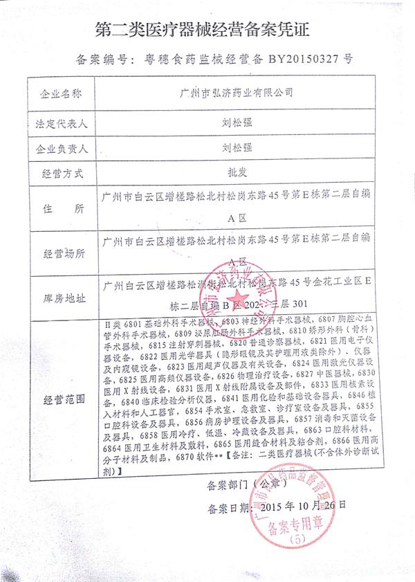 二類(lèi)醫(yī)療器械經(jīng)營(yíng)備案憑證申請(qǐng)材料有哪些？(圖2)